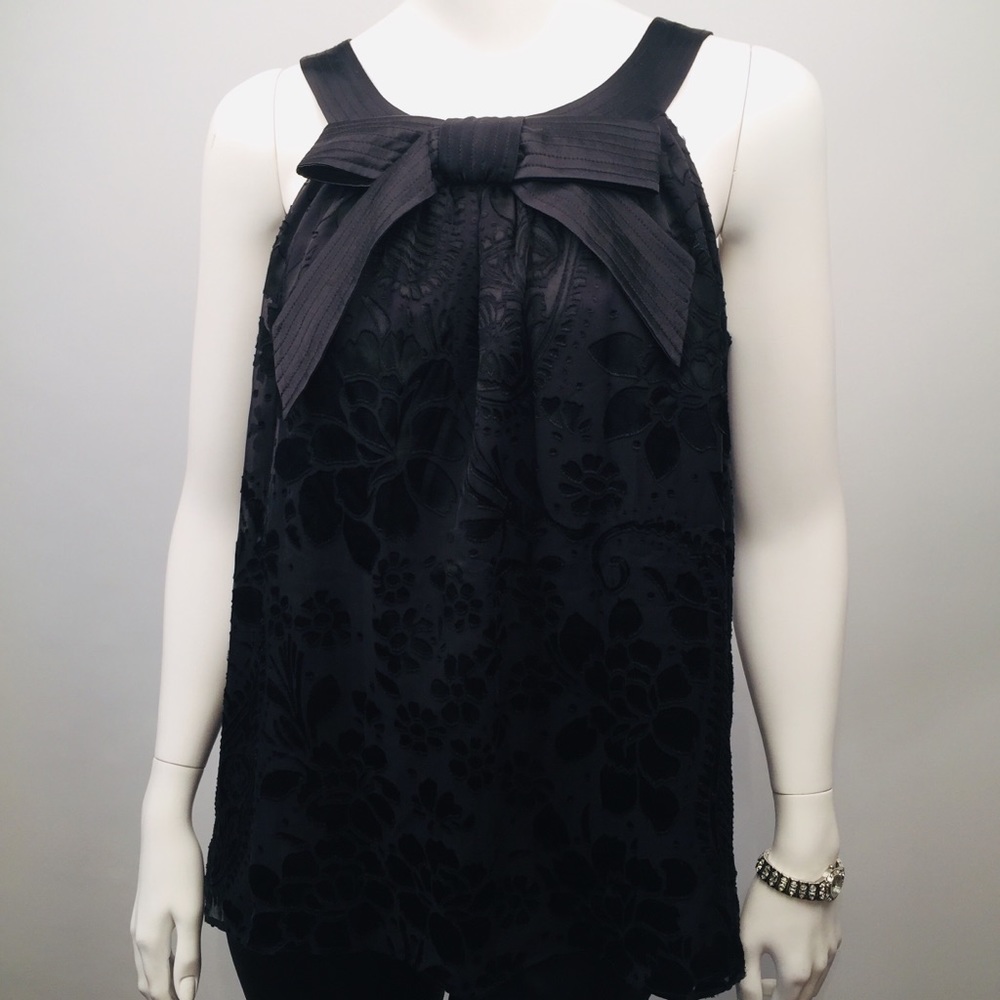 Tibi Black chic halter style top